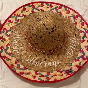 Nacho average bride/groom sombrero hats